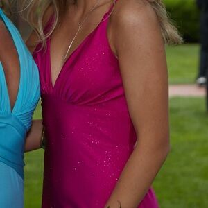 Hot Pink Prom Dress